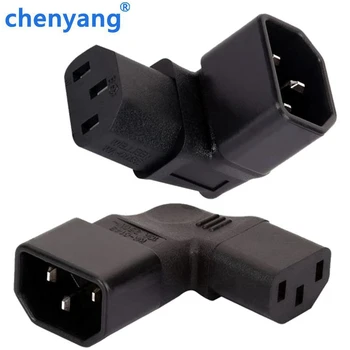 IEC C14 Male plug to UP&Down Right Angled 90 Degree iec angle IEC C13 Female socket Power Extension Adapter connector adapto
IEC C14 Male plug to UP&Down Right Angled 90 Degree iec angle IEC C13 Female socket Power Extension Adapter connector adapto