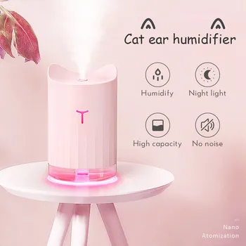 200ML Mini USB Ultrasonic Humidifier Car Air Purifier Aromatherapy Atomizer For Home Cute Aromatherapy Diffuser With LED Lamp
200ML Mini USB Ultrasonic Humidifier Car Air Purifier Aromatherapy Atomizer For Home Cute Aromatherapy Diffuser With LED Lamp
