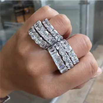 Luxury quality Promise Diamond Ring 925 Sterling Silver Eternity Engagement Wedding Band Rings for women Bridal Party Jewelry
Luxury quality Promise Diamond Ring 925 Sterling Silver Eternity Engagement Wedding Band Rings for women Bridal Party Jewelry