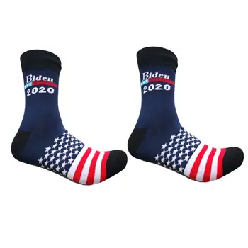 Unisex 2020 Presidential Campaign Casual Cotton Crew Socks Contrast Color US Flag Stripes Stars Print Democrats Election Hosiery
Unisex 2020 Presidential Campaign Casual Cotton Crew Socks Contrast Color US Flag Stripes Stars Print Democrats Election Hosiery
