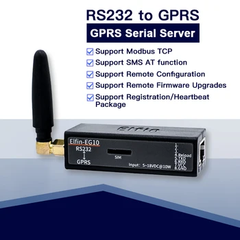 Smallest Elfin-EG10 Serial Port Device Connect to Network Modbus TPC IP Function RJ45 RS232 to GSM GPRS Serial Server
Smallest Elfin-EG10 Serial Port Device Connect to Network Modbus TPC IP Function RJ45 RS232 to GSM GPRS Serial Server
