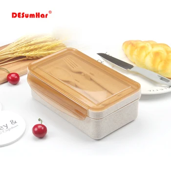 Natural Eco-Friendly Chaff Rice Husk fiber Lunch Box With Fork Knife Spoon Microwave Bento Leak-Proof Food Container Bento Box
Natural Eco-Friendly Chaff Rice Husk fiber Lunch Box With Fork Knife Spoon Microwave Bento Leak-Proof Food Container Bento Box