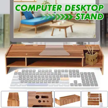Wood TV Stand Computer Monitor Stand Computer Screen Riser For Laptop Notebook TV Kit Wooden Desktop Laptop Desk Stand Shelf 
Wood TV Stand Computer Monitor Stand Computer Screen Riser For Laptop Notebook TV Kit Wooden Desktop Laptop Desk Stand Shelf
