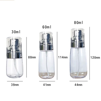 30/60/80ml Portable Travel Spray Bottle Empty Plastic Atomizer Perfume Cosmetic Containers
30/60/80ml Portable Travel Spray Bottle Empty Plastic Atomizer Perfume Cosmetic Containers