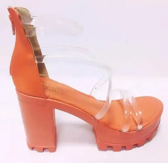 2020 New Women Shoes High Heel Sexy Square Heel Pumps Party dress Ladies Clear Shoes Peep toe Transparent casual Shoe woman 2020 New Women Shoes High Heel Sexy Square Heel Pumps Party dress Ladies Clear Shoes Peep toe Transparent casual Shoe woman