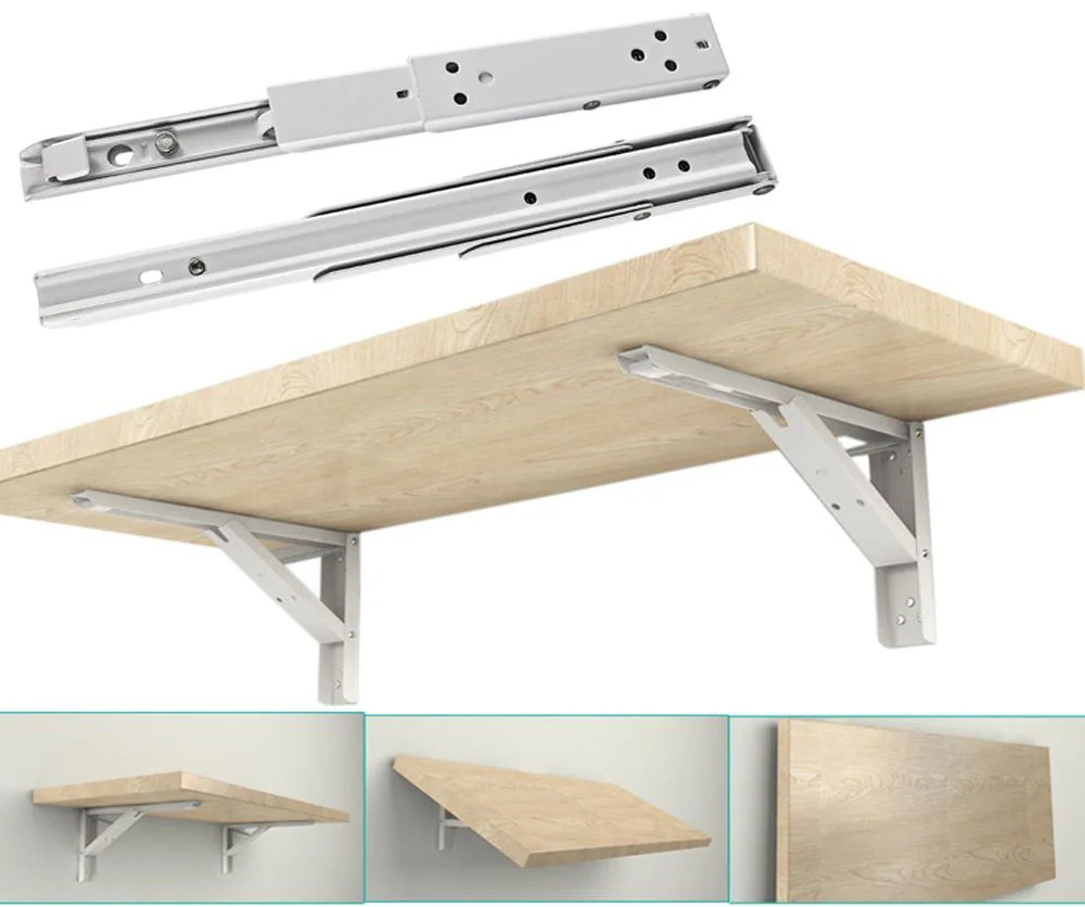 12-inch Length 90 Degree Metal Spring Loaded Triangle Folding Shelf Brackets Support 2pcs
12-inch Length 90 Degree Metal Spring Loaded Triangle Folding Shelf Brackets Support 2pcs