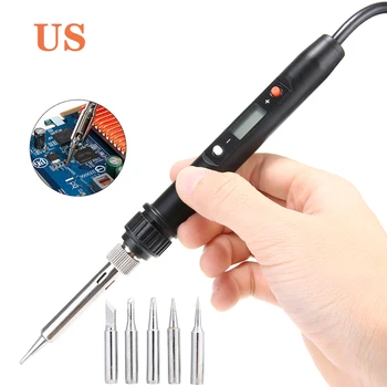 80W LCD Mini Electric Soldering Iron Solda Adjustable Temperature Welding Solder Iron Fast Heating Electronic Repair Tools
80W LCD Mini Electric Soldering Iron Solda Adjustable Temperature Welding Solder Iron Fast Heating Electronic Repair Tools