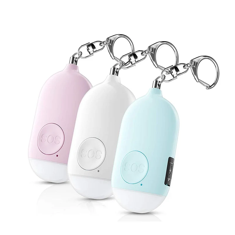 Personal Alarm Siren Song 3 Pack - 130DB Self Alarm Keychain Emergency LED Flashlight with USB Rechargerable - Security Personal
Personal Alarm Siren Song 3 Pack - 130DB Self Alarm Keychain Emergency LED Flashlight with USB Rechargerable - Security Personal