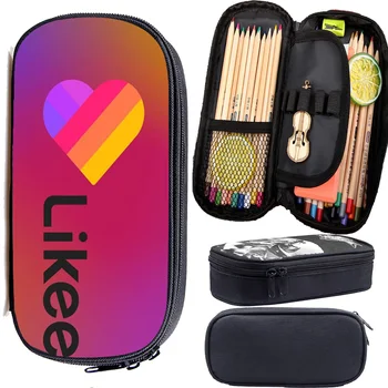 3D Printed Likee Cosmetic Bag Women Makeup LIKEE Video 1 Case Pencil Case Russia Styles Girls Zipper Pencil Box School Supplies 
3D Printed Likee Cosmetic Bag Women Makeup LIKEE Video 1 Case Pencil Case Russia Styles Girls Zipper Pencil Box School Supplies