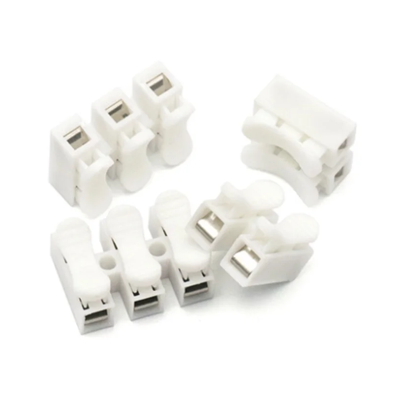 CH-1 CH-2 CH-3 CH-4 Spring Wire Quick Connector 1/2/3/4P G7 Electrical Crimp Terminals Block Splice Cable Clamp Fit Led Strip
CH-1 CH-2 CH-3 CH-4 Spring Wire Quick Connector 1/2/3/4P G7 Electrical Crimp Terminals Block Splice Cable Clamp Fit Led Strip