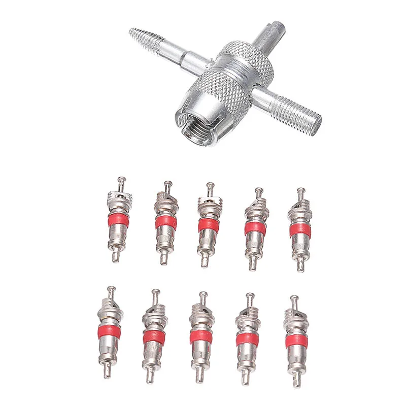 10pcs Alloy Tyre Valve Core Wheel Valve Repair Tool with Valve Repair Tool for Car Motorcycle Bicycle Tire Accessories
10pcs Alloy Tyre Valve Core Wheel Valve Repair Tool with Valve Repair Tool for Car Motorcycle Bicycle Tire Accessories