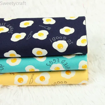 110*45cm Fried egg Prints Fabric tissus telas Thick Cotton Fabrics Tecido Dress Handmade Sewing patchwork Accessories
110*45cm Fried egg Prints Fabric tissus telas Thick Cotton Fabrics Tecido Dress Handmade Sewing patchwork Accessories