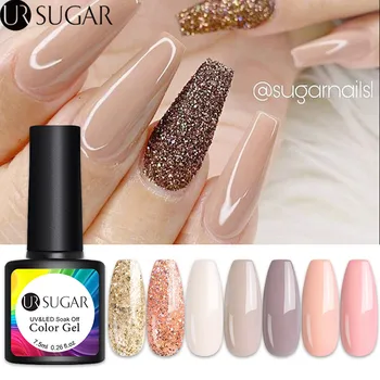 UR SUGAR 7.5ml Nude Glitter Gel Nail Polish Colorful Soak Off UV Gel Varnish Nail Color Gel Semi Permanent Nails Lacquers
UR SUGAR 7.5ml Nude Glitter Gel Nail Polish Colorful Soak Off UV Gel Varnish Nail Color Gel Semi Permanent Nails Lacquers