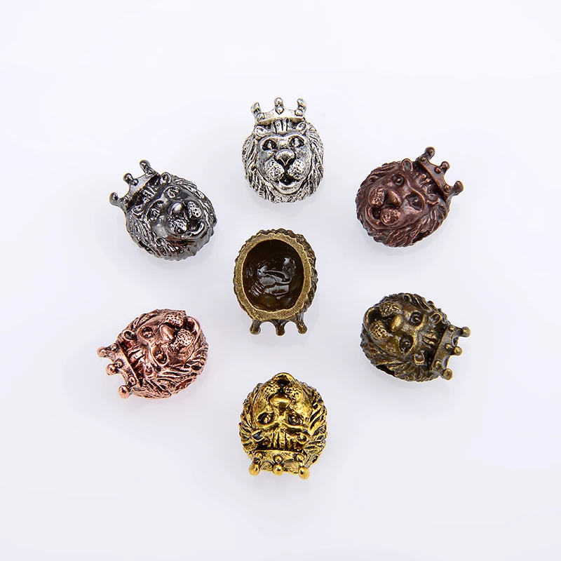 10PCS/ package NEW Accessories King Crown Lion Head Spacer Beads Charm Beads Large Hole leo Beads Men's Jewelry making Findings
10PCS/ package NEW Accessories King Crown Lion Head Spacer Beads Charm Beads Large Hole leo Beads Men's Jewelry making Findings