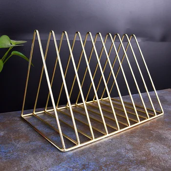 Nordic Ins Creative Golden Triangle Bookshelf Iron Desktop Study Desk File Consolidation Storage Shelf
Nordic Ins Creative Golden Triangle Bookshelf Iron Desktop Study Desk File Consolidation Storage Shelf