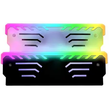 Aluminum Memory RAM Cooling Radiator DDR3 DDR4 256 Colors RGB Automatic Light Changing Cooling Ventilation Exhaust For Desktop
Aluminum Memory RAM Cooling Radiator DDR3 DDR4 256 Colors RGB Automatic Light Changing Cooling Ventilation Exhaust For Desktop