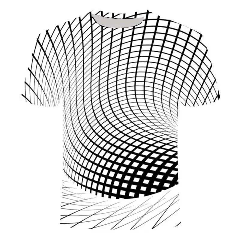 Three -Dimensional Vortex Men Tshirt 3d Printed Summer Three -Dimensional Vortex Men Tshirt 3d Printed Summer
