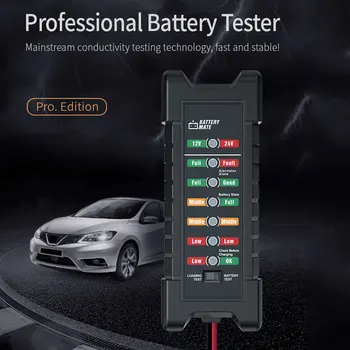 Automotive Diagnostic Battery Tester Car Battery 12V Analyzer for 12V/24V Vehicle Battery System Analysing
Automotive Diagnostic Battery Tester Car Battery 12V Analyzer for 12V/24V Vehicle Battery System Analysing