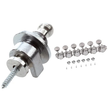 Silver Tone Security Strap Lock Guitar Repair Parts New with Nickel Lock String Tuner Electric Guitar Head Tuner
Silver Tone Security Strap Lock Guitar Repair Parts New with Nickel Lock String Tuner Electric Guitar Head Tuner