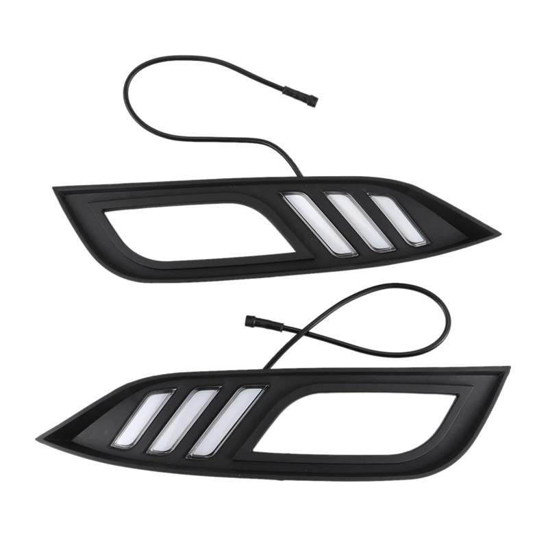 Led Daytime Running Lights DRL Fog Lamp Cover with Yellow Turning Signal Function for Kia K3 Cerato 2013 2014 2015
Led Daytime Running Lights DRL Fog Lamp Cover with Yellow Turning Signal Function for Kia K3 Cerato 2013 2014 2015