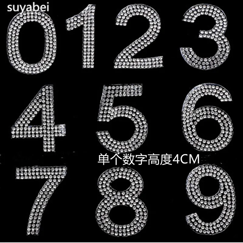 10pc/lot Number rhinestones patch designs iron on transfer hot fix rhinestone transfer motifs iron on applique patches shirt
10pc/lot Number rhinestones patch designs iron on transfer hot fix rhinestone transfer motifs iron on applique patches shirt