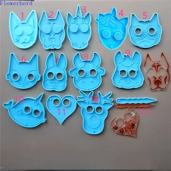 Handmade DIY Cartoon Animals Resin Keychain Mold Fondant Cake Silicone Mold Cake Decoration Accessories Chocolate Mold
Handmade DIY Cartoon Animals Resin Keychain Mold Fondant Cake Silicone Mold Cake Decoration Accessories Chocolate Mold