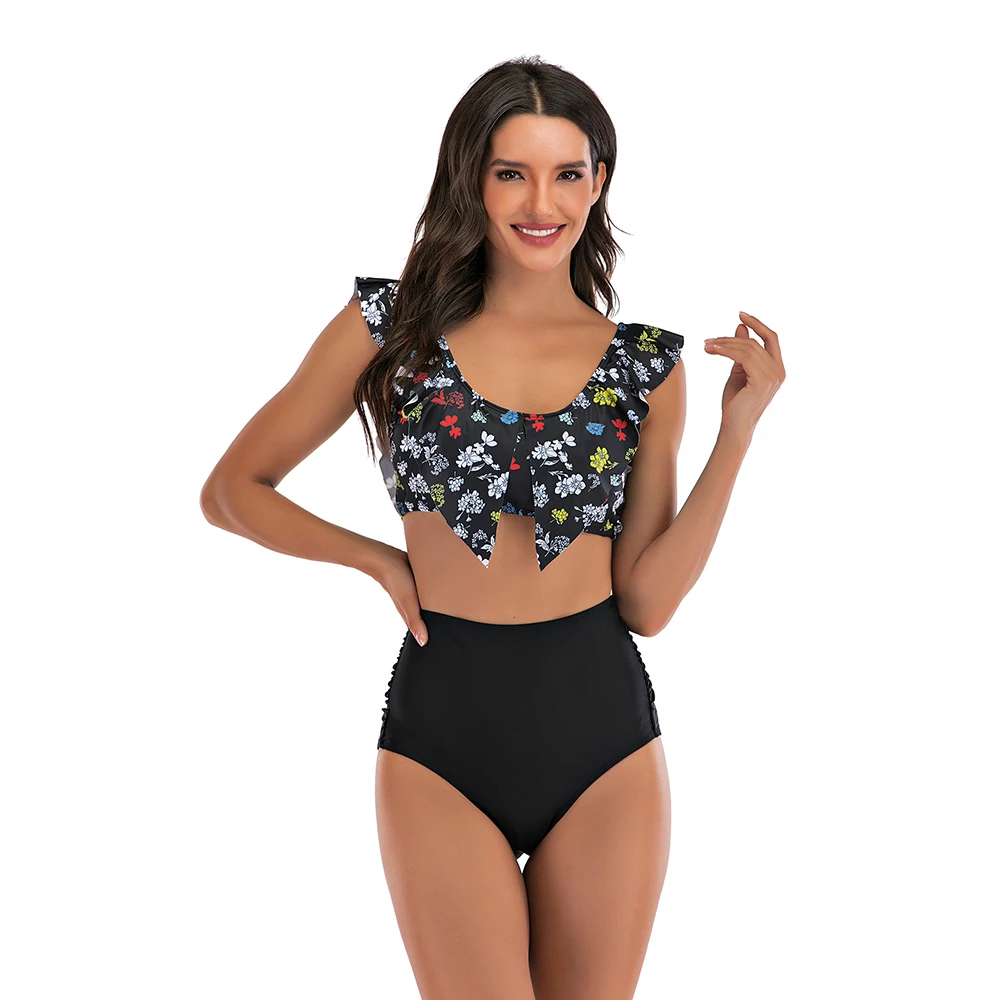 Halter Swimwear Women Pust Up Bikini 2020 Plus Size Floral Swimsuit High waist Two Piece Bathing Suit Women Sexy Beachwear
Halter Swimwear Women Pust Up Bikini 2020 Plus Size Floral Swimsuit High waist Two Piece Bathing Suit Women Sexy Beachwear