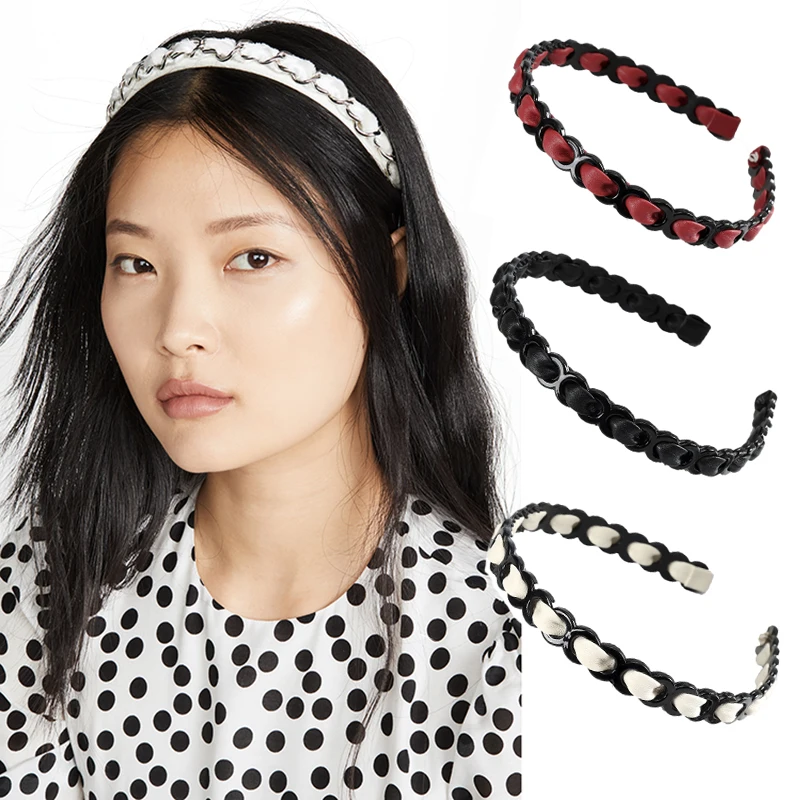 Haimeikang Leather Bezel for Women Simple Hairbands 2019 Winter Head Bands Alloy Hair Accessories
Haimeikang Leather Bezel for Women Simple Hairbands 2019 Winter Head Bands Alloy Hair Accessories