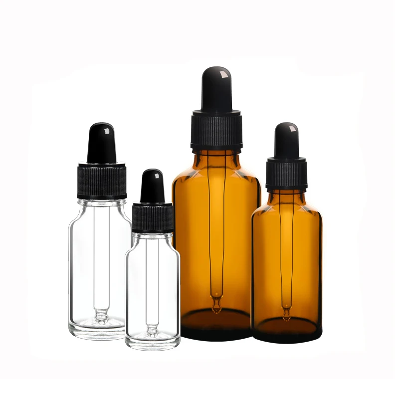 5Pcs 5ml/10ml/15ml/20ml/30ml/50ml Amber/clear Empty Spray Dropper Bottle Storage Container Refillable Glass Essential Oil Bottle
5Pcs 5ml/10ml/15ml/20ml/30ml/50ml Amber/clear Empty Spray Dropper Bottle Storage Container Refillable Glass Essential Oil Bottle