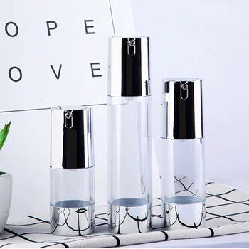 15ml 30ml 50ml Empty Plastic Cosmetic Bottle Travel Liquid Bottles Transparent Airless Pump Vacuum Toiletries Container
15ml 30ml 50ml Empty Plastic Cosmetic Bottle Travel Liquid Bottles Transparent Airless Pump Vacuum Toiletries Container