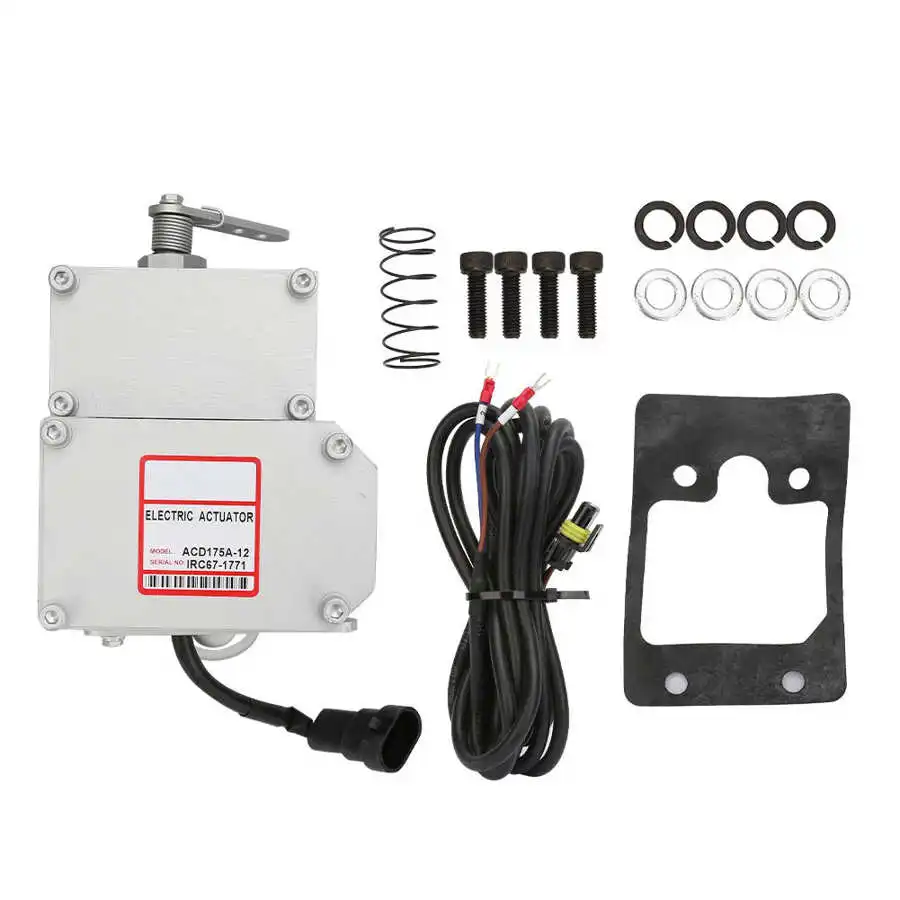 Electric Governor Actuator Diesel Generator Part Industrial Accessory 23MM Stroke DC 12V Generator Electric Actuator
Electric Governor Actuator Diesel Generator Part Industrial Accessory 23MM Stroke DC 12V Generator Electric Actuator