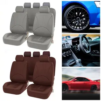 2/4/9pcs Universal Car Seat Covers Auto Protect Covers Seat Automotive Covers Leather Comfortable Accessories Seat PU Cover S6J2
2/4/9pcs Universal Car Seat Covers Auto Protect Covers Seat Automotive Covers Leather Comfortable Accessories Seat PU Cover S6J2