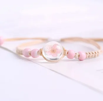 Simple Hipster Glass Ball Dried Flower Bracelets Time Stone Cherry Blossom Stars Plant Specimen Bracelets Women's
Simple Hipster Glass Ball Dried Flower Bracelets Time Stone Cherry Blossom Stars Plant Specimen Bracelets Women's