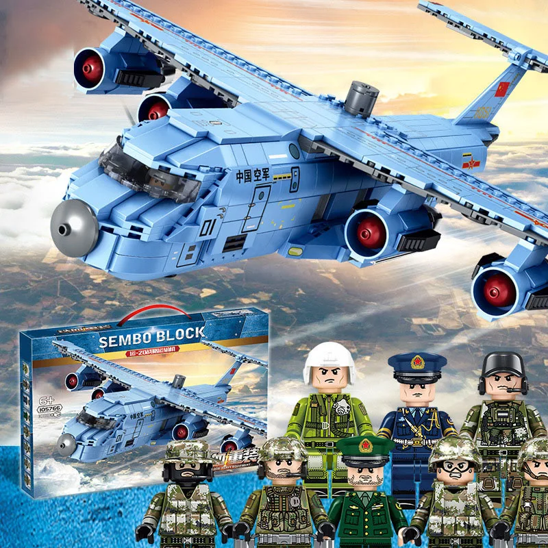 Toys for Children Air Force Military Transport Aircraft Model Kits Boy Diy Assembled Educational Building Blocks Brick Kids T42
Toys for Children Air Force Military Transport Aircraft Model Kits Boy Diy Assembled Educational Building Blocks Brick Kids T42