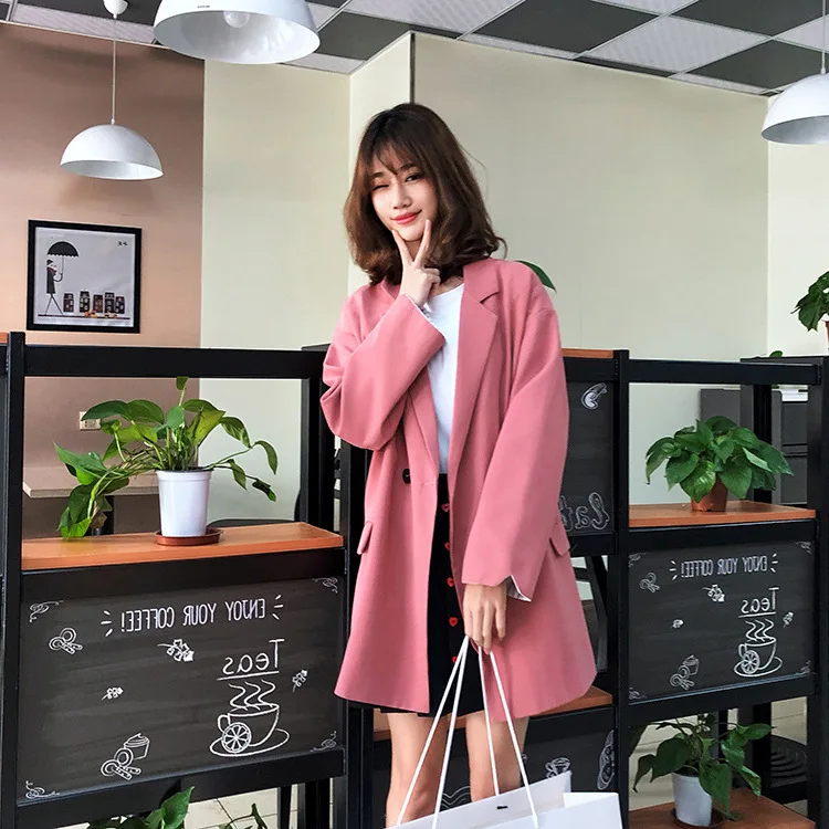 Photo Shoot Pink Online Celebrity Suit Jacket Female Spring 2019 New Style Students Korean-style-Style Oversize Blazer
Photo Shoot Pink Online Celebrity Suit Jacket Female Spring 2019 New Style Students Korean-style-Style Oversize Blazer