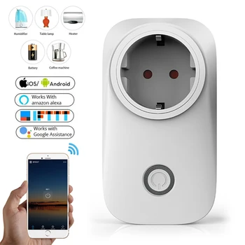 US/UK/CN/AU/EU WIFI Smart Plug Power Socket Light Switch Outlet Timer 10A 16A 220V Wireless Remote Control Alexa Google Home
US/UK/CN/AU/EU WIFI Smart Plug Power Socket Light Switch Outlet Timer 10A 16A 220V Wireless Remote Control Alexa Google Home