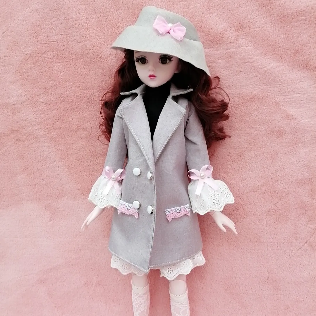 3 Points BJD SD Doll Clothes 60 Cm Clothing Winter Style Extended Coat With Extended Bottoming Shirt
3 Points BJD SD Doll Clothes 60 Cm Clothing Winter Style Extended Coat With Extended Bottoming Shirt