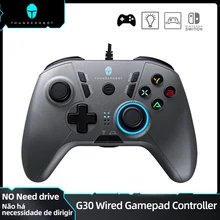 New ThundeRobot G30 Wired Vibration Gamepad Joystick Controller for Switch Windows PC PS4 PS3 STEAM Phone TV Game Controller
New ThundeRobot G30 Wired Vibration Gamepad Joystick Controller for Switch Windows PC PS4 PS3 STEAM Phone TV Game Controller