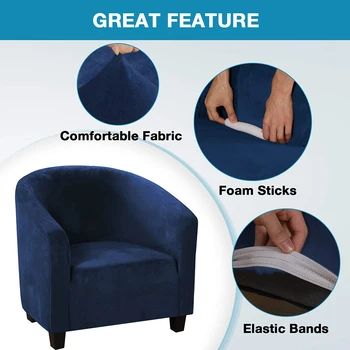 Sofa Cover Velvet Single Chair Cover Solid Color Non-Slip Skid Resistance Stretchable Slipcover for Home Hotel
Sofa Cover Velvet Single Chair Cover Solid Color Non-Slip Skid Resistance Stretchable Slipcover for Home Hotel