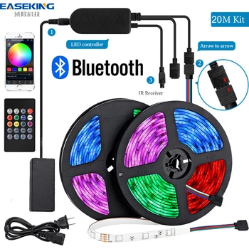 LED Stripe Waterproof RGB Lights Remote Control Bluetooth LED Strip Light for Room RGB Ambilight Cutable LED Tape TV Backlight
LED Stripe Waterproof RGB Lights Remote Control Bluetooth LED Strip Light for Room RGB Ambilight Cutable LED Tape TV Backlight
