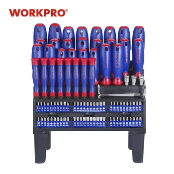 WORKPRO 100PC Screwdriver Set with Rack Home Tool Set Precision Screwdrivers for Phone Screw Driver
WORKPRO 100PC Screwdriver Set with Rack Home Tool Set Precision Screwdrivers for Phone Screw Driver