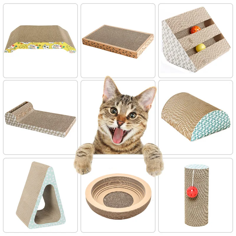Corrugated Cat Scratch Board Pad Grinding Nails Interactive Protecting Furniture Cat Toy Large Size Cat Scratcher Toy Cardboard
Corrugated Cat Scratch Board Pad Grinding Nails Interactive Protecting Furniture Cat Toy Large Size Cat Scratcher Toy Cardboard