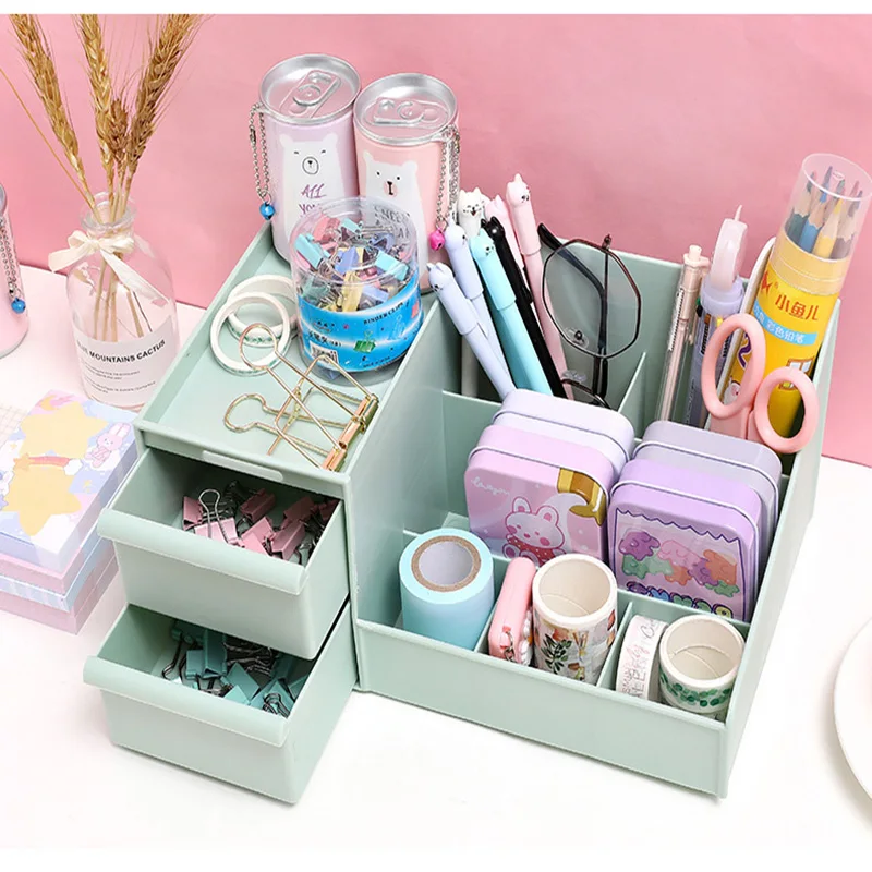 New Creative Multi-function Penholder Desktop Debris Cute Cases Box Desk Storage Drawer Pen Organizer Dropshipping Stationery
New Creative Multi-function Penholder Desktop Debris Cute Cases Box Desk Storage Drawer Pen Organizer Dropshipping Stationery