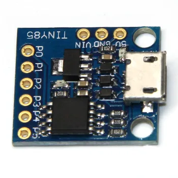 10pcs Attiny85 for Digispark Kickstarter Development Board Module For Arduino Built-in USB 500ma 5V Regulator 8k Flash 2 o
10pcs Attiny85 for Digispark Kickstarter Development Board Module For Arduino Built-in USB 500ma 5V Regulator 8k Flash 2 o
