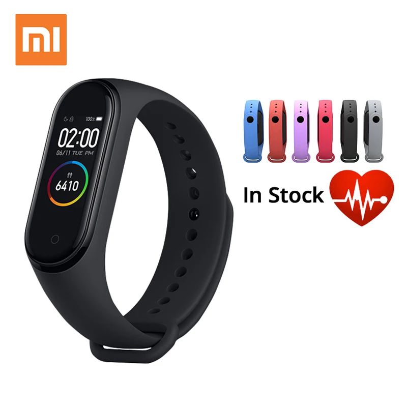 Xiaomi Mi Band 4 Smart Bracelet 3 Color AMOLED Screen Miband 4 Smartband Fitness Traker Bluetooth Sport Waterproof Smart Band
Xiaomi Mi Band 4 Smart Bracelet 3 Color AMOLED Screen Miband 4 Smartband Fitness Traker Bluetooth Sport Waterproof Smart Band