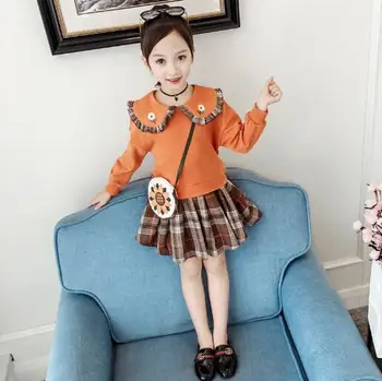Children Clothing Set Autumn Baby Girls Outfits Kids Plaid Skirt & Sweatshirt 2PCS Suits For Girls Clothes 3 4 5 6 7 8 10 Years
Children Clothing Set Autumn Baby Girls Outfits Kids Plaid Skirt & Sweatshirt 2PCS Suits For Girls Clothes 3 4 5 6 7 8 10 Years