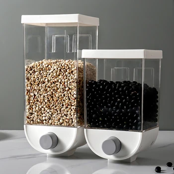 1/1.5L Wall Mounted Transparent Storage Box Container Sealing Food Space-Saving Organizer Kitchen Grain Container
1/1.5L Wall Mounted Transparent Storage Box Container Sealing Food Space-Saving Organizer Kitchen Grain Container