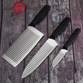 Chef Kitchen Knives Super Quality High-Carbon Stainless Steel Professional Chromium Cooking Tools Potato Peeler Cabbage Grater
Chef Kitchen Knives Super Quality High-Carbon Stainless Steel Professional Chromium Cooking Tools Potato Peeler Cabbage Grater