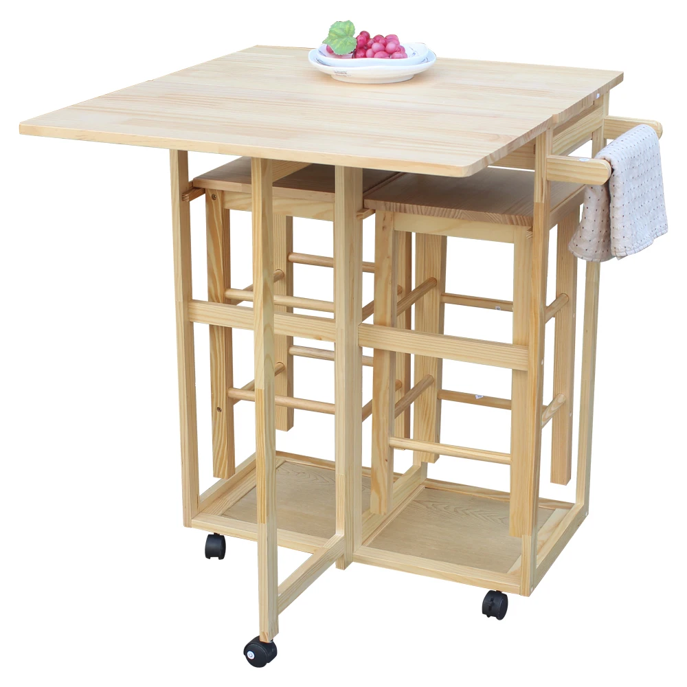 FCH Square Solid Wood Folding Dining Cart with 2 Free Stools Natural Extendable and foldable square desktop US warehouse
FCH Square Solid Wood Folding Dining Cart with 2 Free Stools Natural Extendable and foldable square desktop US warehouse
