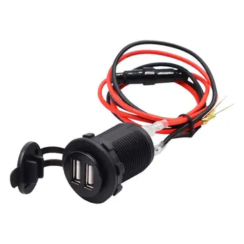 Car And Motorcycle Modified Waterproof 12V Power Cigarette Lighter Seat Gps Socket Dual Usb Car Charger Mobile Phone Charger
Car And Motorcycle Modified Waterproof 12V Power Cigarette Lighter Seat Gps Socket Dual Usb Car Charger Mobile Phone Charger